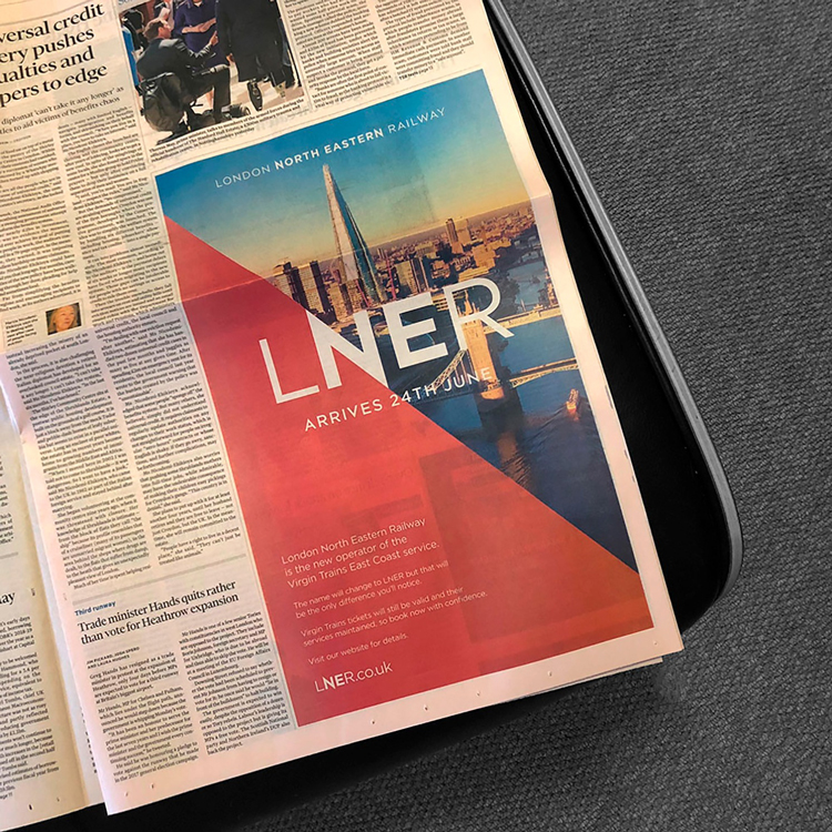 倫敦東北鐵路公司商業(yè)形象設計,品牌重塑升級改造