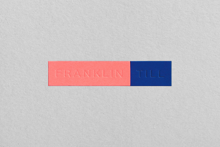 FranklinTill用顏色條塑造全新品牌形象設計,簡約大氣