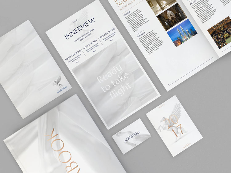 英國律師和法官的協會品牌視覺識別系統設計，飛馬標志設計