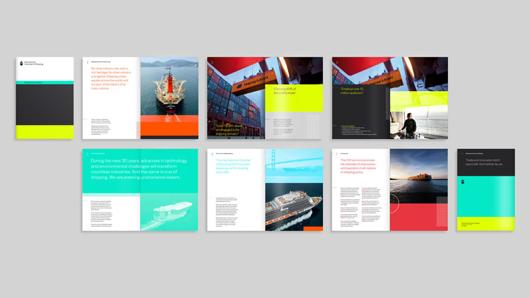 工會國際航運商會logo設計，創新的vi形象設計