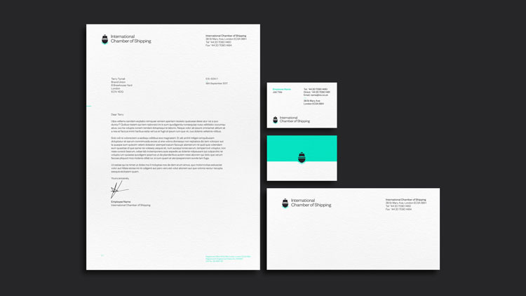 工會國際航運商會logo設計，創新的vi形象設計