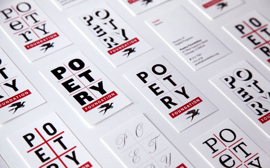 美國詩歌基金會vi視覺形象設計，千變萬化