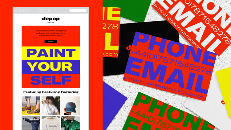 Depop品牌形象塑造設計展示如何提升品牌形象