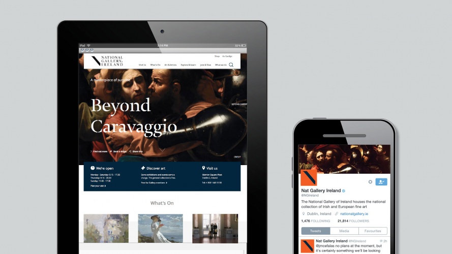 愛爾蘭國家美術館vi設計欣賞