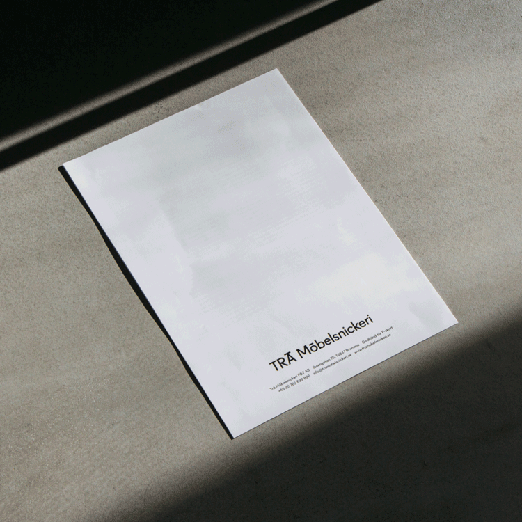 瑞典Tra木材加工公司logo設計案例