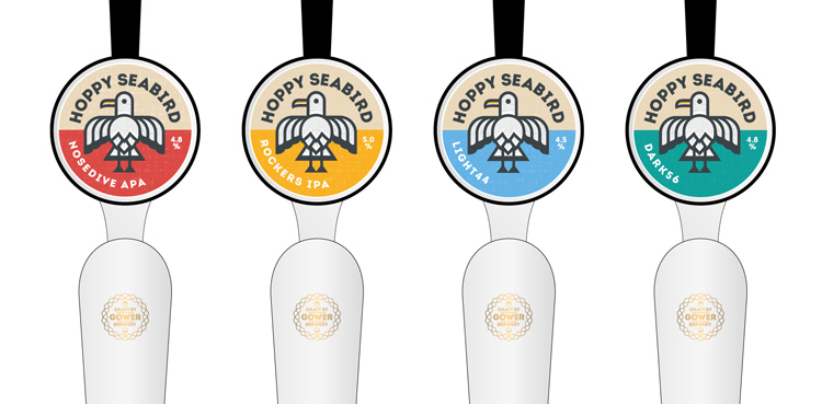 Hoppy Seabird啤酒品牌和包裝設(shè)計