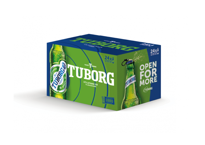 丹麥啤酒Tuborg品牌設計，展現年輕與活力