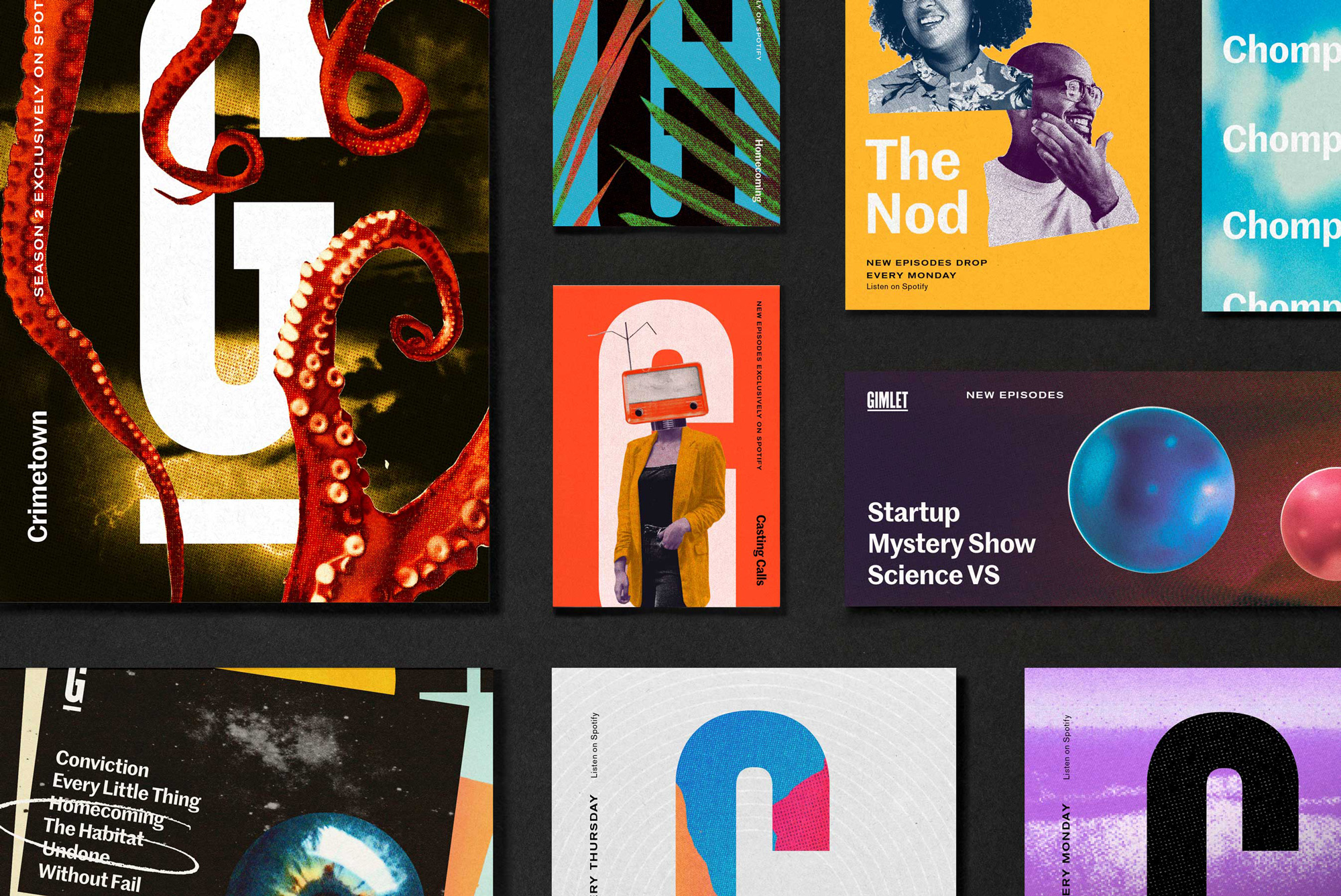 互聯網視頻播客公司logo設計，企業VI設計