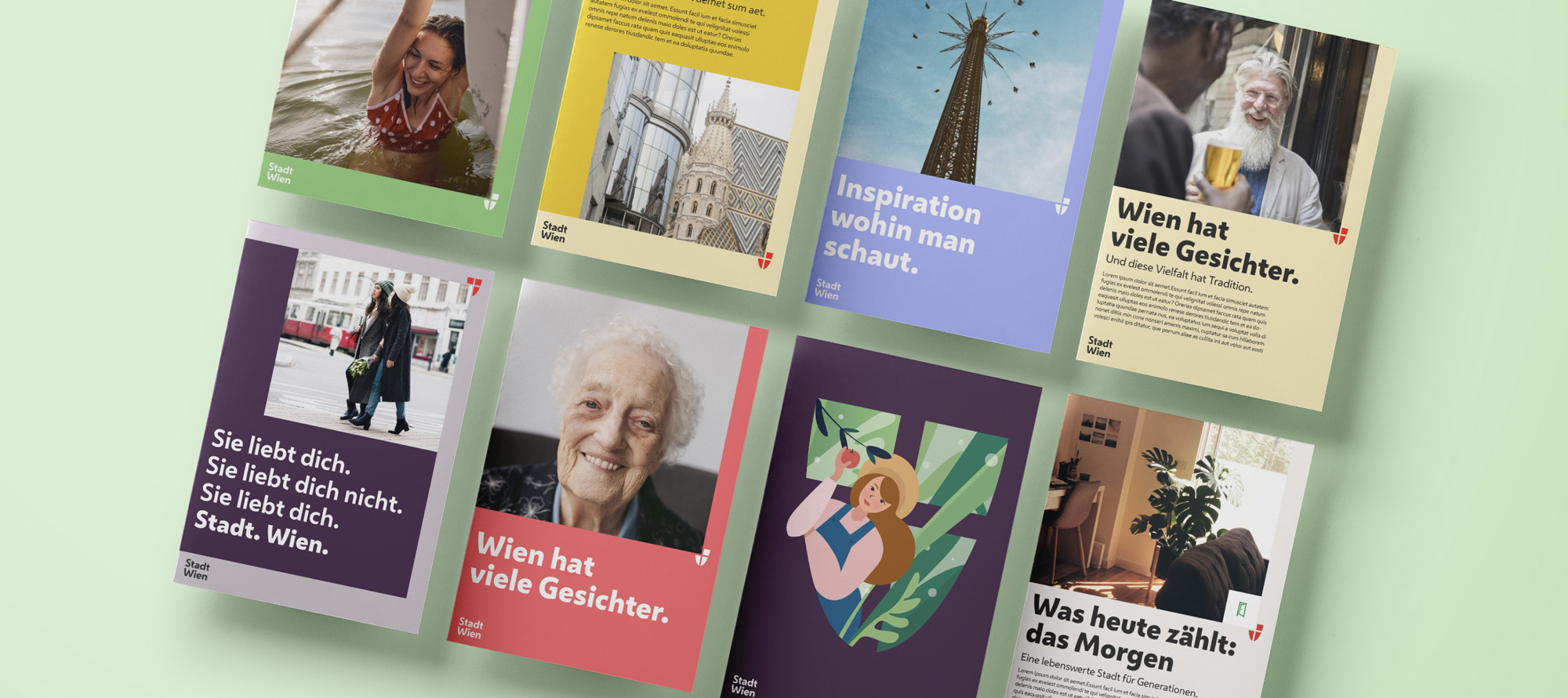 維也納城市形象設計,vi設計,畫冊設計