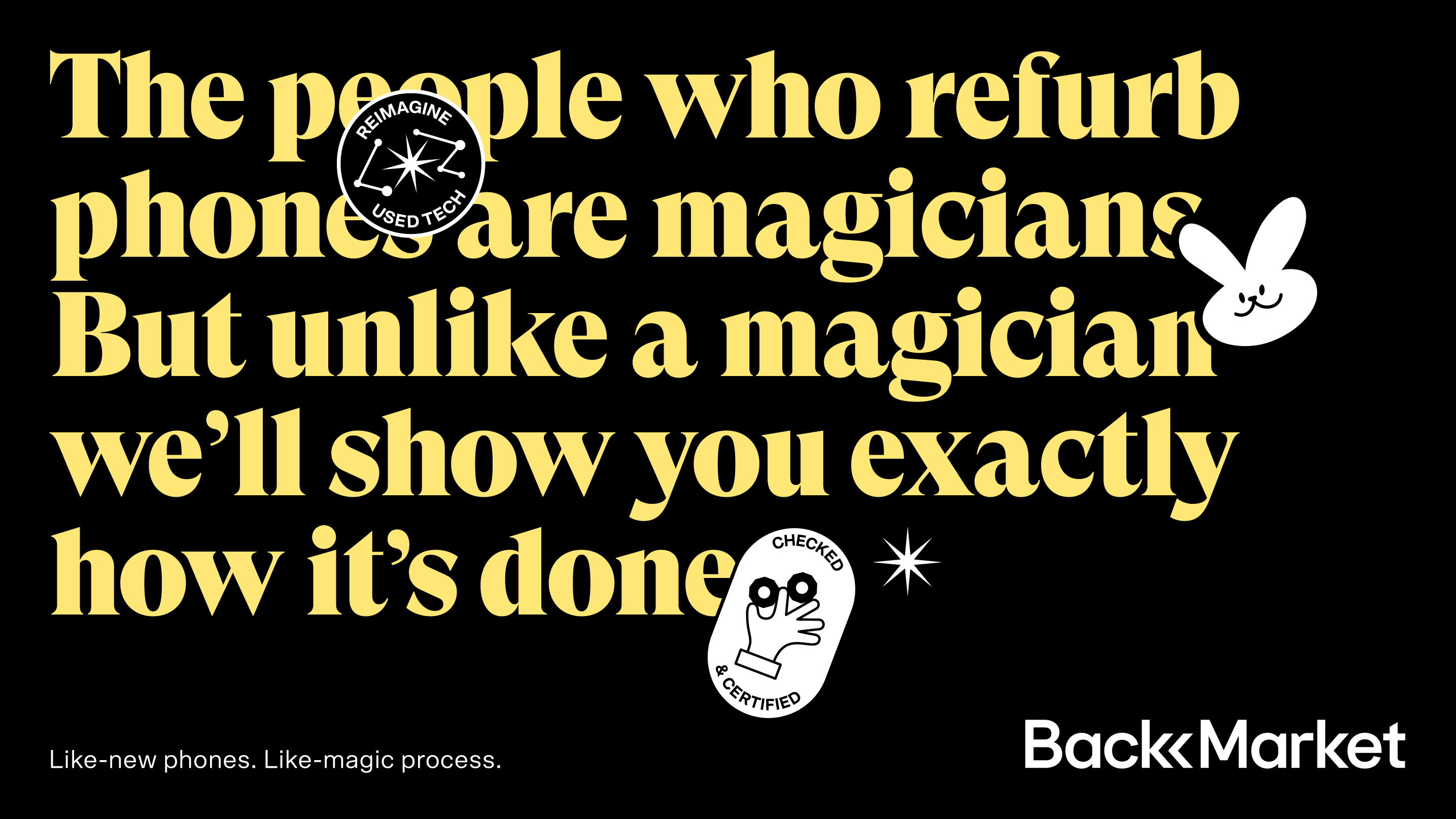 Back Market電子設備翻新服務商公司vi設計，字體設計