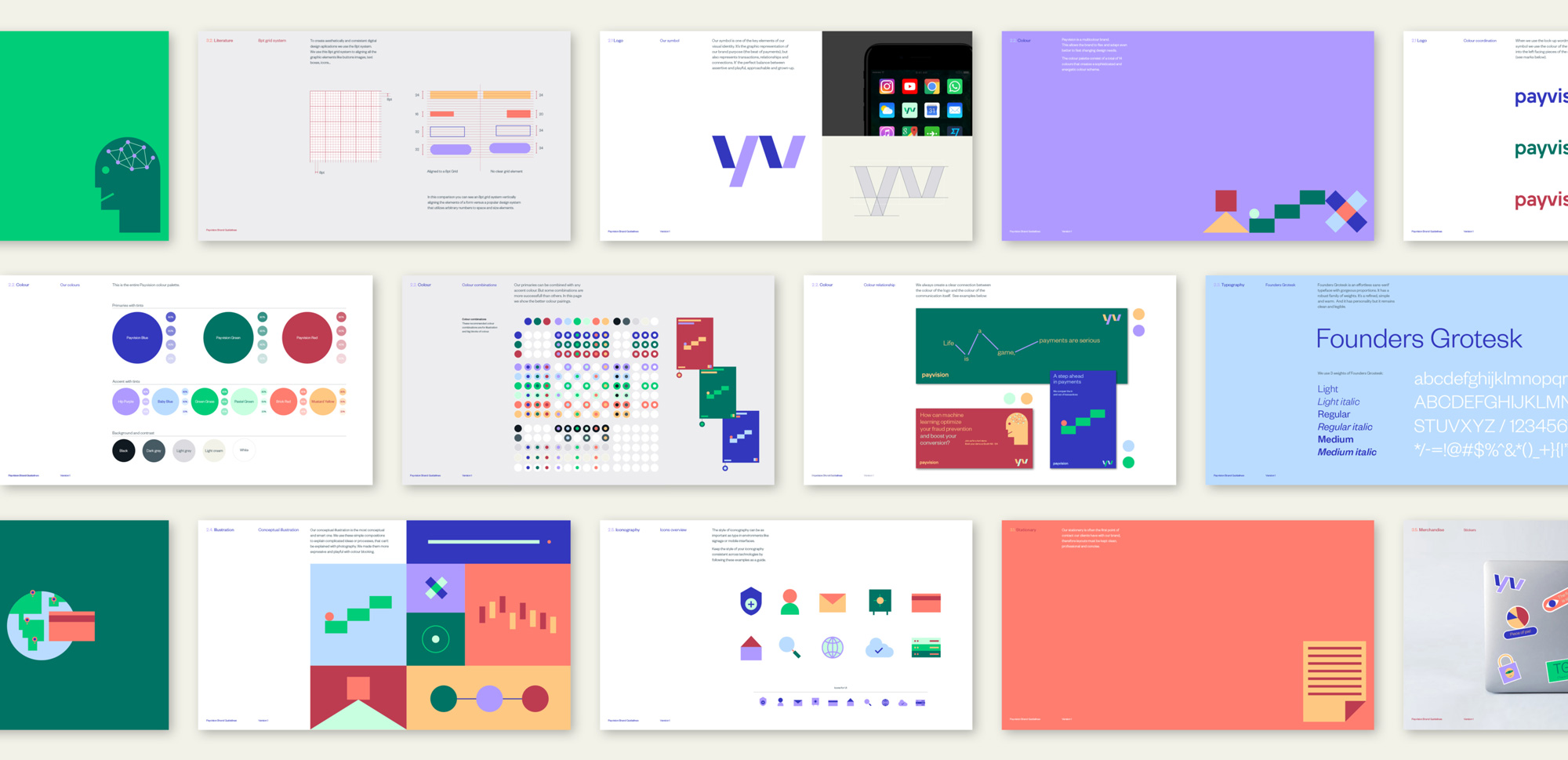 Payvision安全交易支付平臺logo設計,企業形象塑造