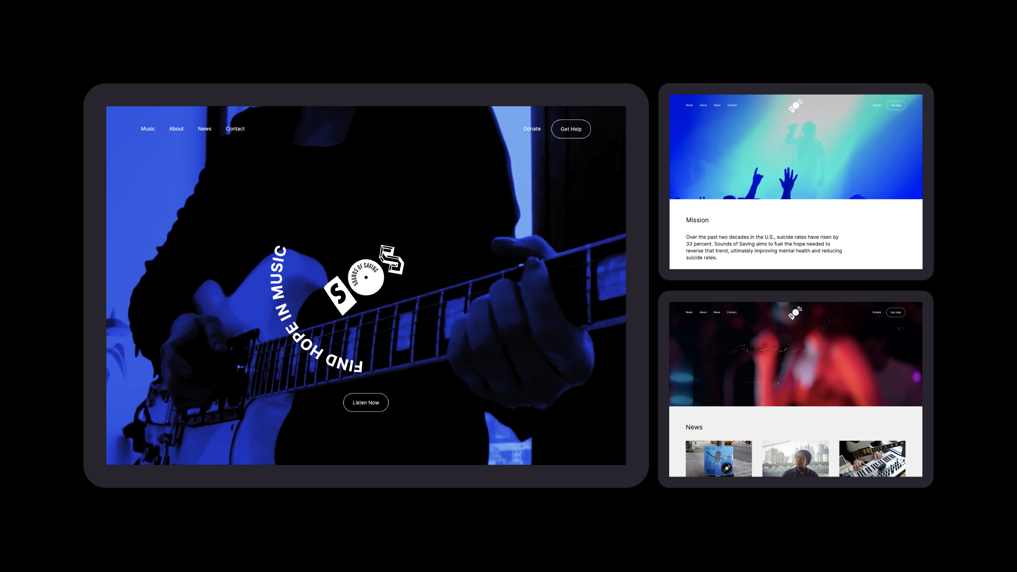 拯救之聲品牌塑造vi設計，廣告設計